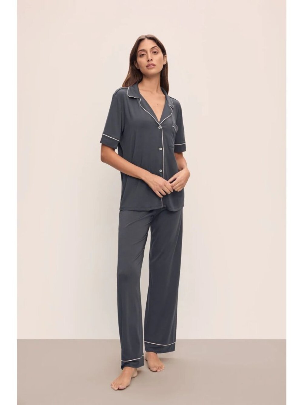 Eberjey Gisele TENCEL™ Modal Short Sleeve & Pant PJ Set 2-PC